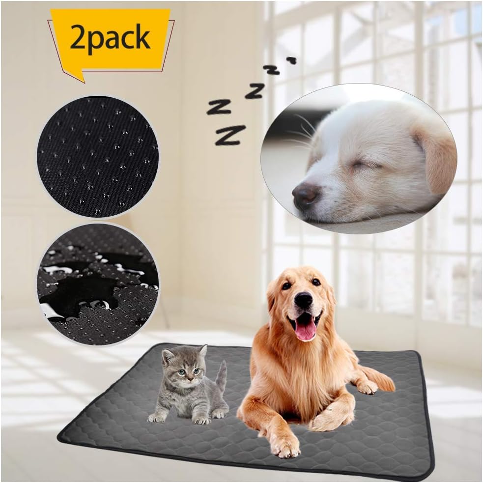 LUCKUP Dog mat Pet Cushion Mat Bed Dog Pad Indoor Crate Kennel Pad-Waterproof and Safe Bed for Dogs, Cats - Non Slip Pad for Dog Kennels…