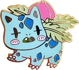 Ivysaur Hard Enamel Pin Badge Nerd Anime Cute Gif for Pokemon Lovers Man