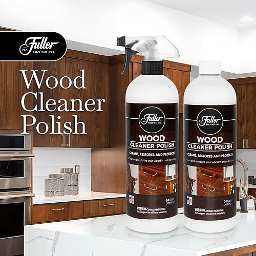 Miniatura 7 de Fuller Brush Limpiador de madera - Fórmula sin cera - Elimina el polvo, residuos, grasa y acumulación de cera - Limpia y revitaliza la madera -