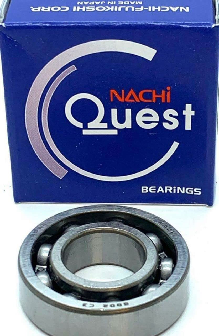 6002 Nachi Bearing Open C3 Japan 15x32x9 Ball Bearings SAME DAY SHIPPING !!!