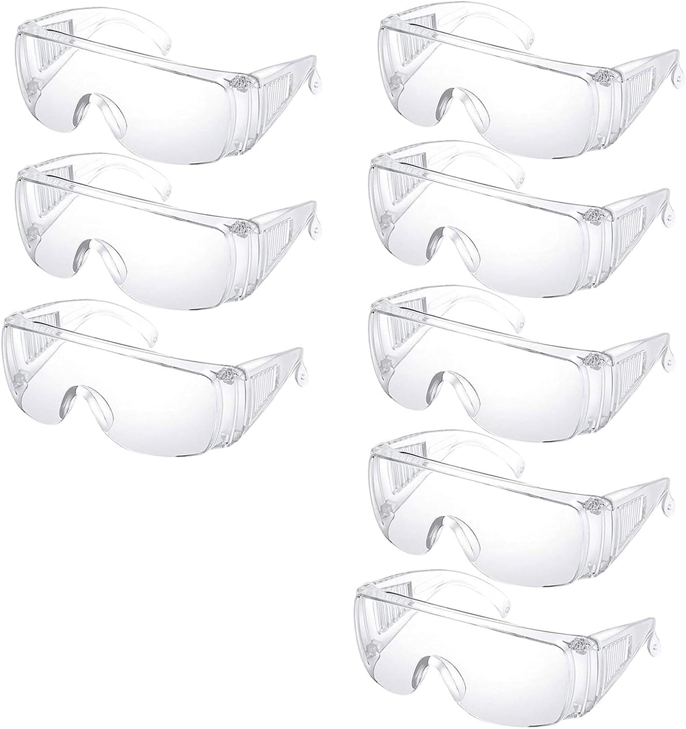 Gafas seguridad transparentes MINZHI 8 unidades