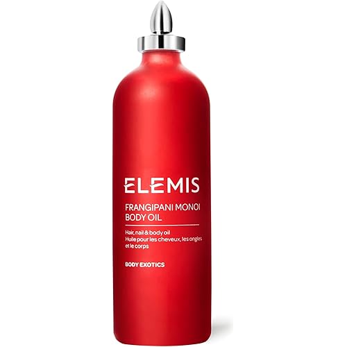 ELEMIS Frangipani Monoi Body Oil | Luxurious, Ultra-Hydrating Body Oil Deeply Nourishes, Conditions, and Softens Hair, Skin, and Nails | 100 mL