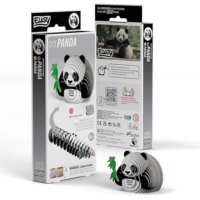Foto 7 de 7 de EUGY Panda Eco Friendly 3D Paper Puzzle 013