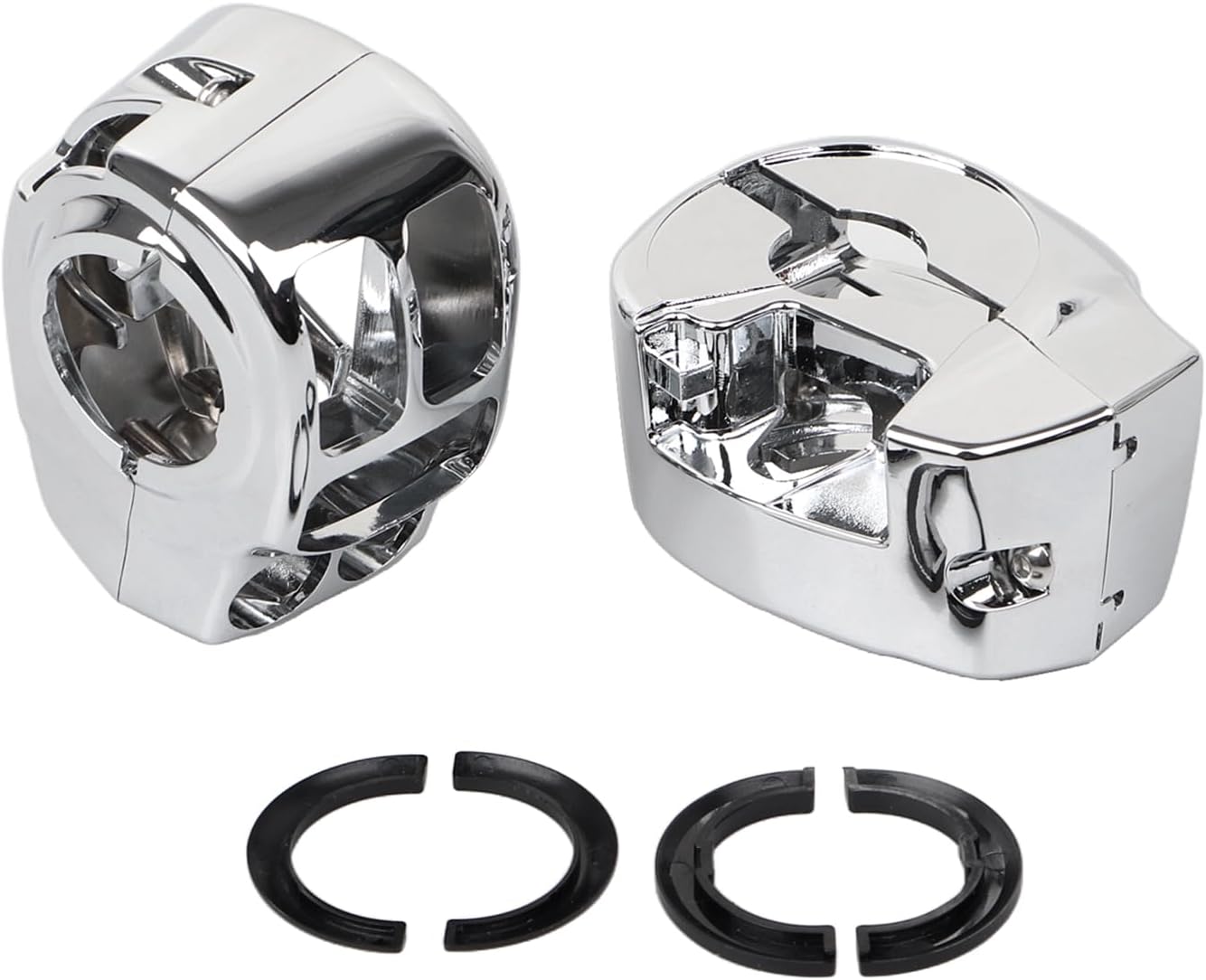 Vivid/Gloss Black Motorcycle Handlebar Switch Housing Hand Control Housings Fit for Harley Touring Road King Electra Street Glide Trike 2014-2023