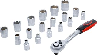 BGS Diy 15110 | Socket Wrench Set | 1/2" | 8-32mm | 19 Pieces