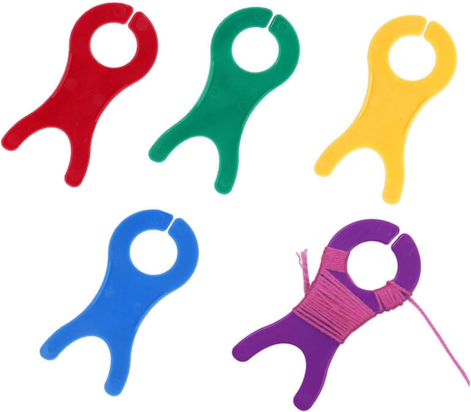 AVIMYA DIY Sweater Knitting Yarn Winding Board Colorful Plastic Handmade Sweater Thread Finishing Auxiliary Tool Materials (Color : B, Size : ZJ200D 12V)