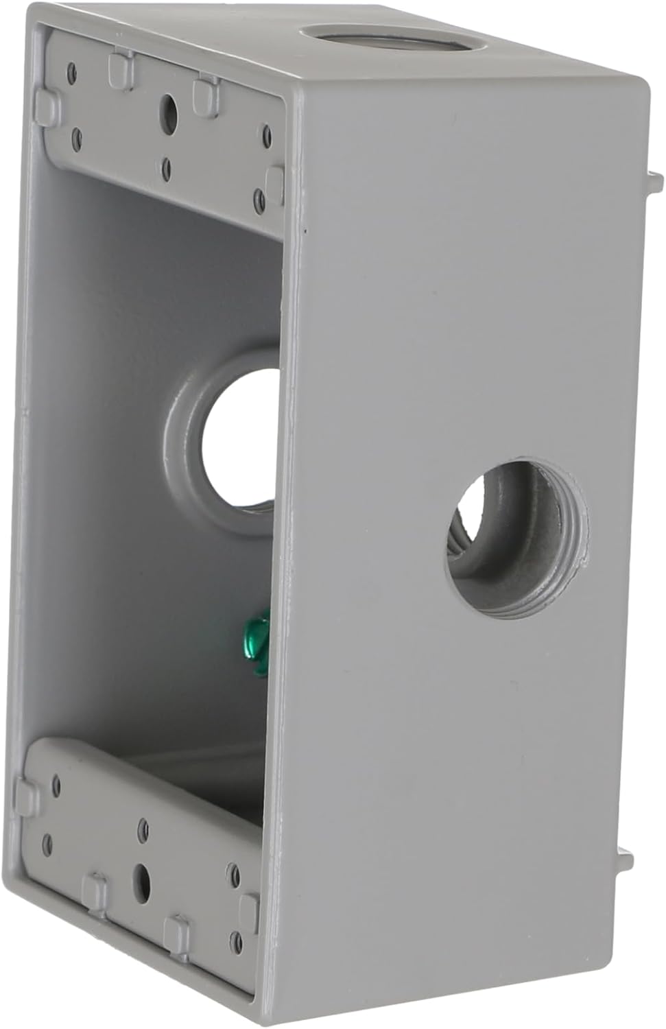 Hubbell-Bell 5323-0 Single Gang Weatherproof Outlet Box, Gray