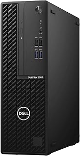 Dell OptiPlex 3080 SFF Desktop Computer PC, Core i3-10100, 16GB DDR4 RAM, 512GB SSD, Keyboard and Mouse, USB WiFi+BT, Windows 11 Pro (Renewed)