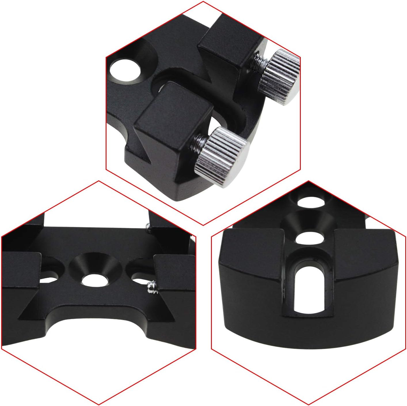 Best Seller Astromania Universal Quick Release Finder Shoe Base for Schmidt Cassegrains and Other Telescope 130-400mm Diameter - for MQR III&IV/Witty One and V-Bracket - Black