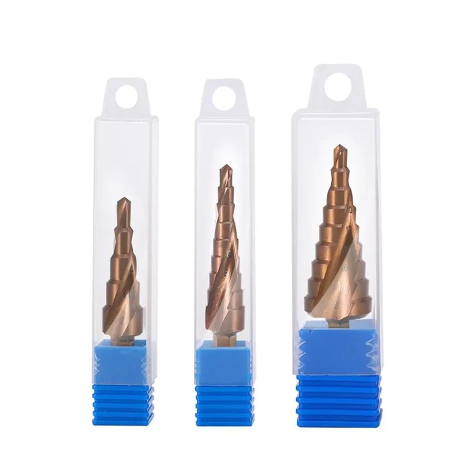 M35 Cobalt HSS Step Drill Bit Multi-Function Metal Drill Hole Opener Practical Drilling Tools for Stainless Steel Punching 1Pcs(4-12mm-A)