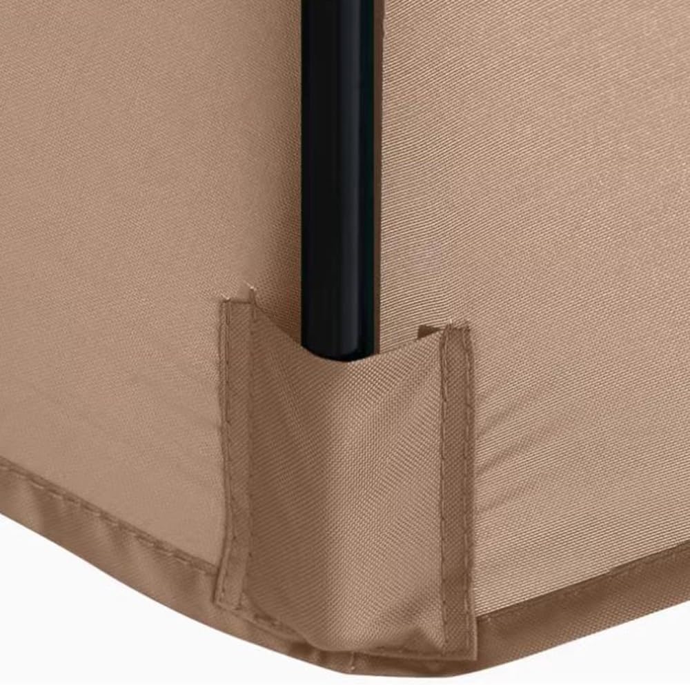 9ft 10ft 6 Ribs 8 Ribs Umbrella Replacement Canopy Umbrella Top Replacement Cover Patio Umbrella Canopy Sun Shade Accessory(Color:Green,Size:300cm/6Ribs)