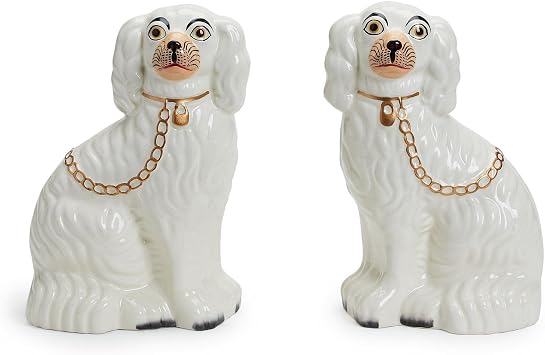Two's Company Staffordshire Dog Statue