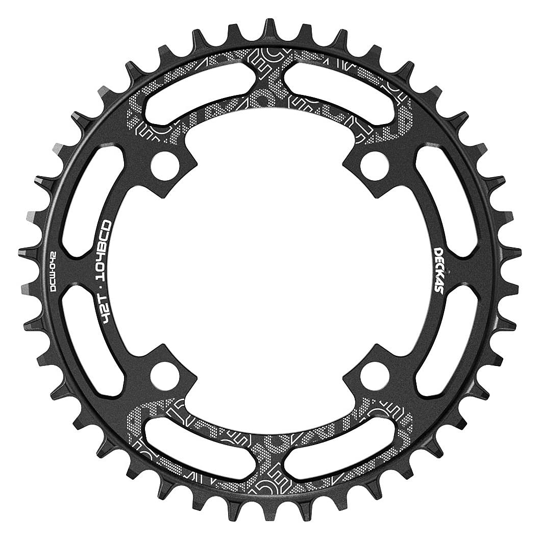 104mm BCD Narrow Wide Tooth Round Bicycle Chainring 40T 42T 44T 46T 48T 50T 52T CNC Machined Alloy Fits 8 to 12 Speed Chains