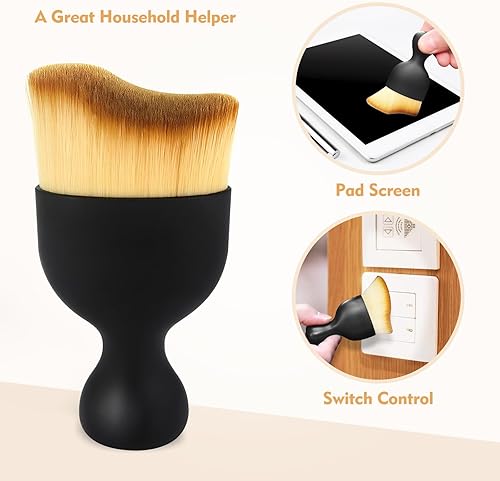 Miniatura 7 de Cepillo de limpieza interior del auto con cerdas ultra suaves, cepillos para detalles automáticos, accesorios para salpicadero, rejillas de