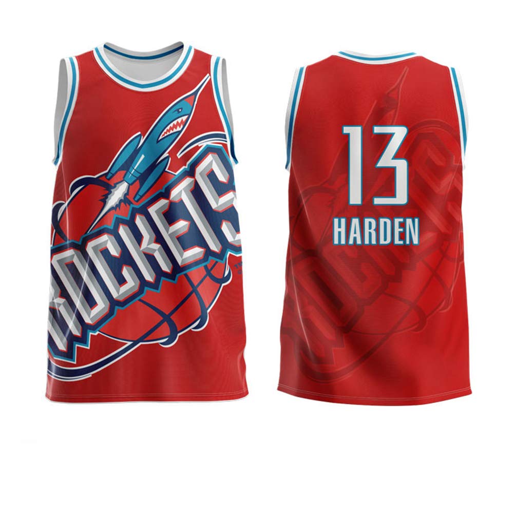 Hou Houston Rockets James Harden 13 Basketball Clothing Suit Mens