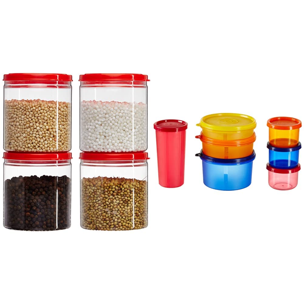 See full amazon price history chart for Amazon Brand - Solimo Marvel Small Jar with Snapfit Cap, 475 ml, Set of 4, Red and Solimo Food Saver Combo - Set of 7 Plastic Lunch Box & Left Over Multi Purpose Containers Amazon Brand - Solimo Marvel Small Jar with Snapfit Cap, 475 ml, Set of 4, Red and Solimo Food Saver Combo - Set of 7 Plastic Lunch Box & Left Over Multi Purpose Containers (B08PDD8CSW) Amazon Price History, Amazon Price Tracker