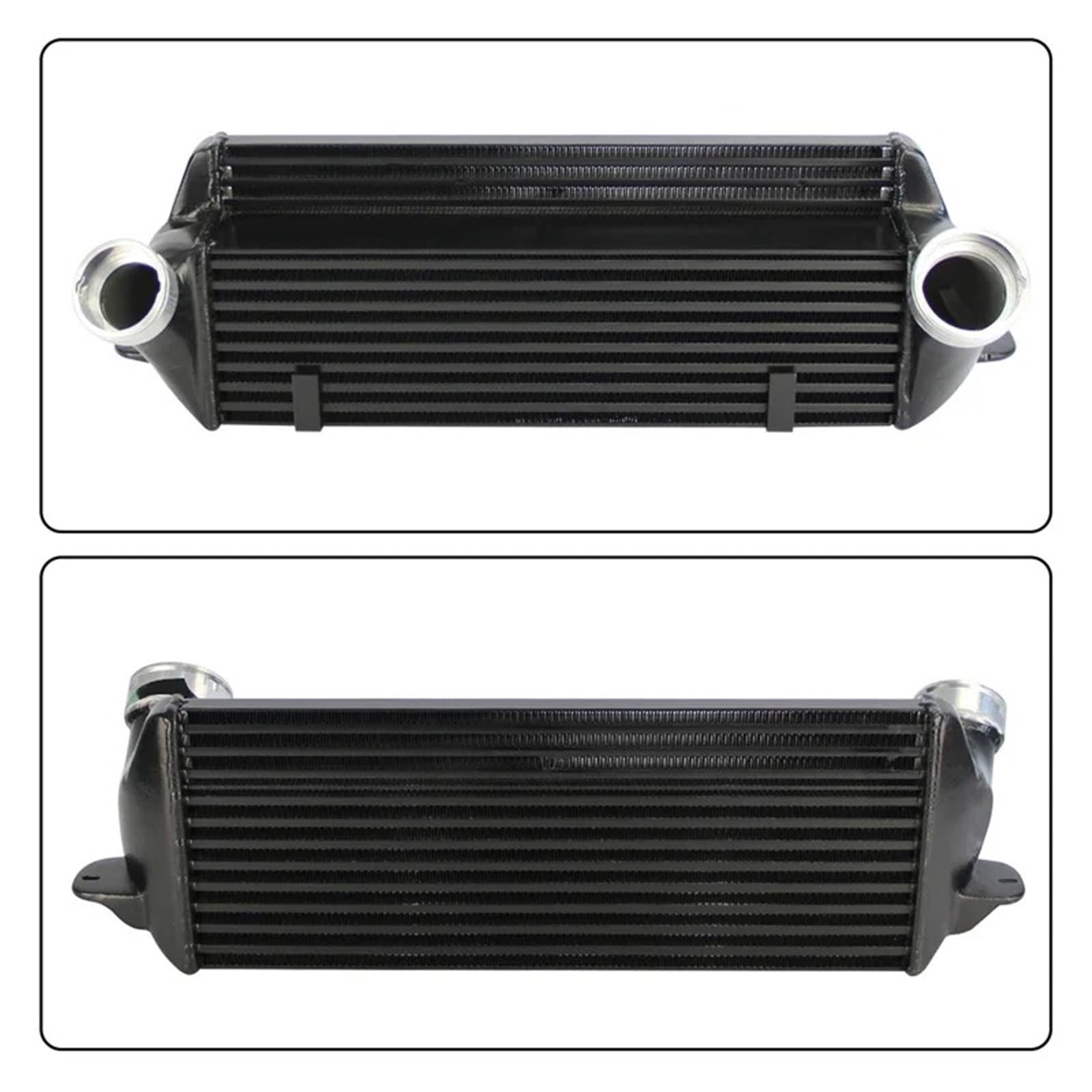 intercooler turbo Per BMW Serie N47 2.0l Diesel E81/E82 120d 123d E90 E91 E92 E93 320d 2007-2015 Kit Intercooler Concorrenza Adatto(Nero)