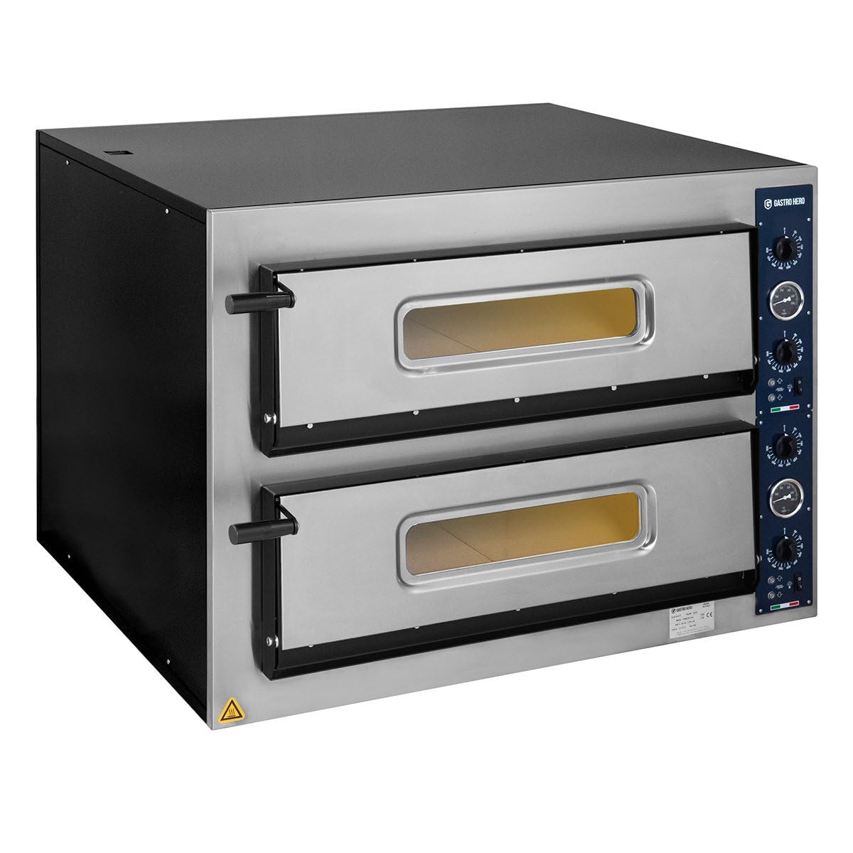 GastroHero Pizzaofen PROFI 4+4x30 cm Gastronomiebedarf