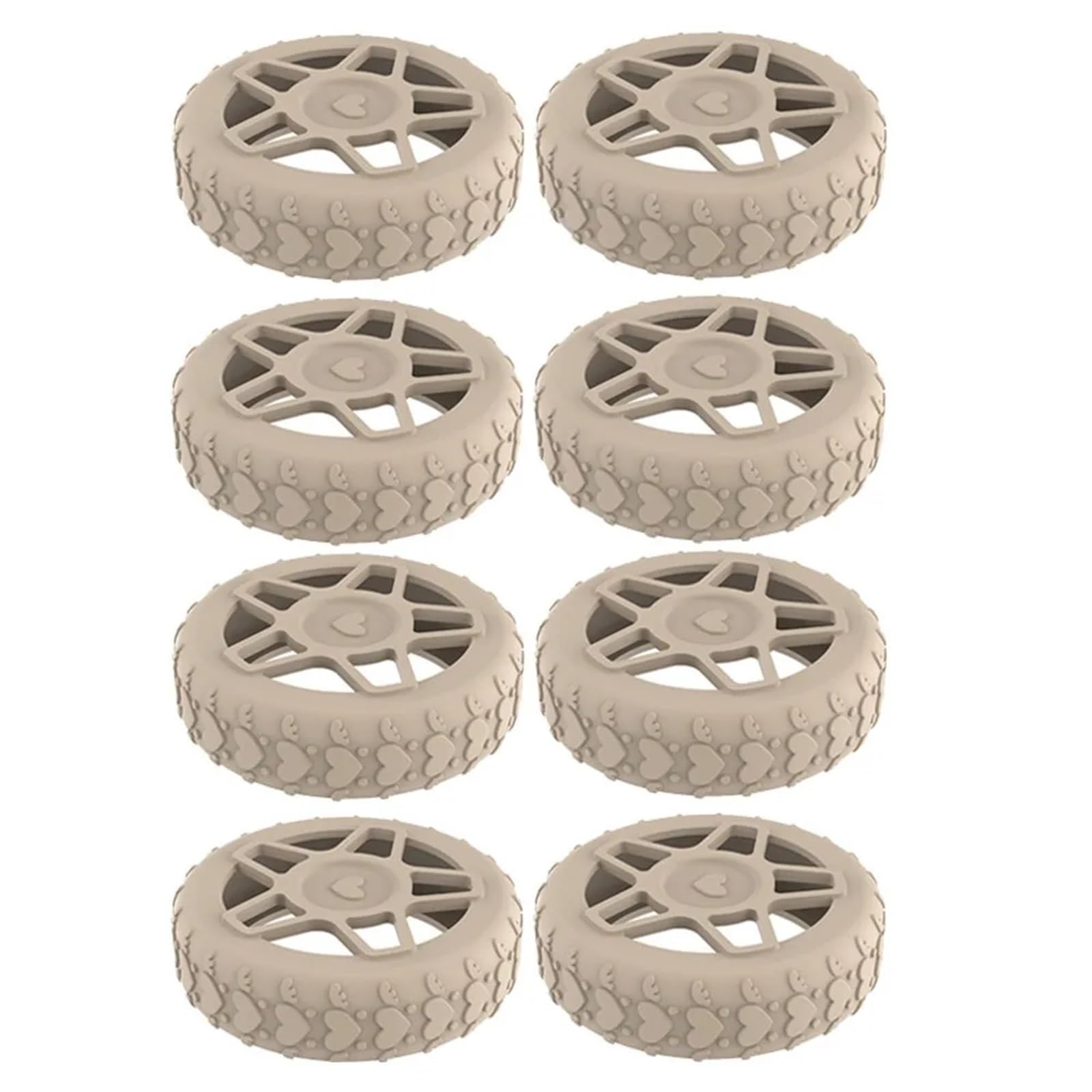 Funda protectora de silicona para ruedas de equipaje, antideslizante, reduce el ruido, anillos de protección de ruedas, absorción de golpes, antideslizante, rollo silencioso, cojín de choque