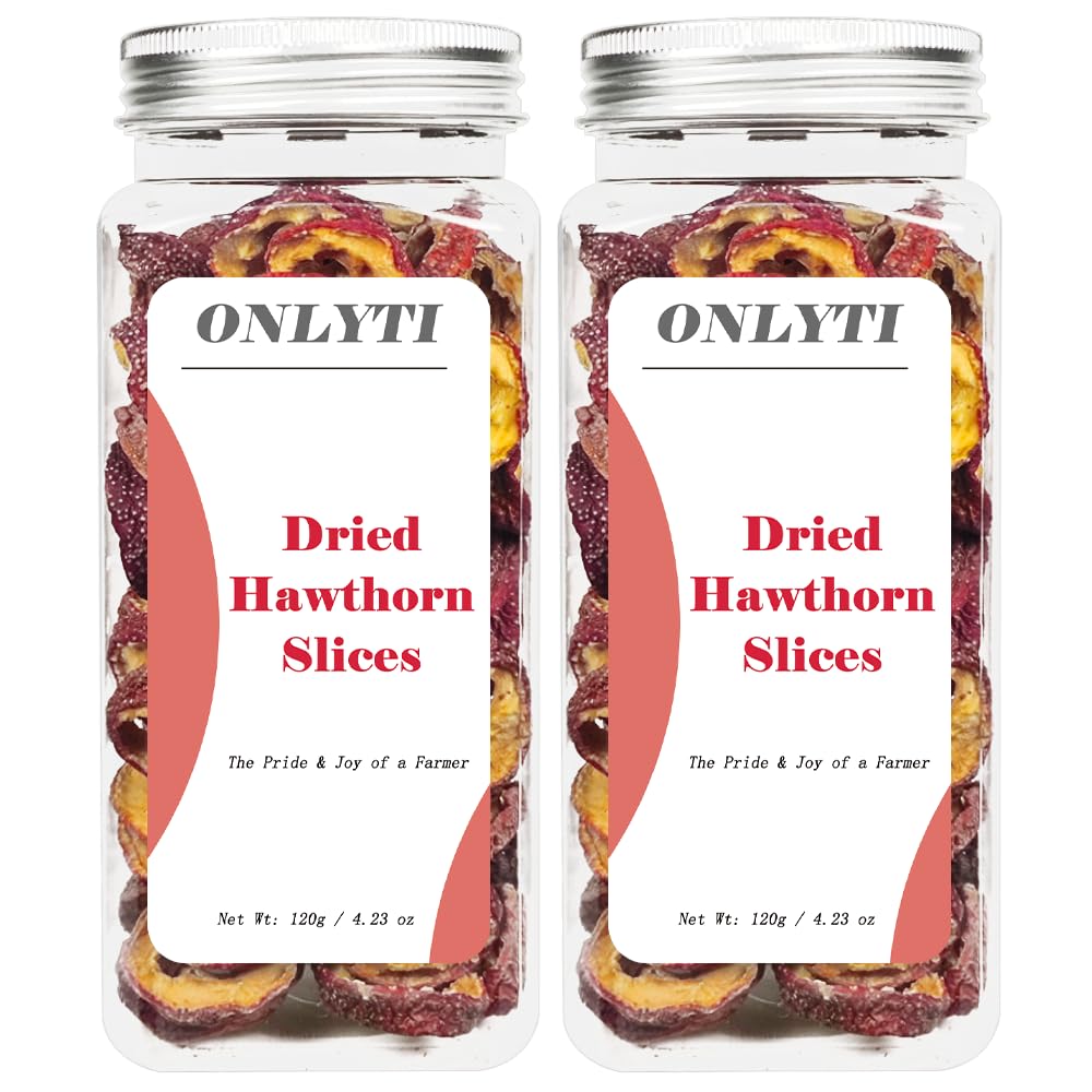 Dried Hawthorn Slices Dried Hawthorn Berries Seedless Hawthorn Slices Quality Selected Fruit Slices Tart & Sweet Tea & Beverages No Added Sugar 山楂干 240g/8.47oz