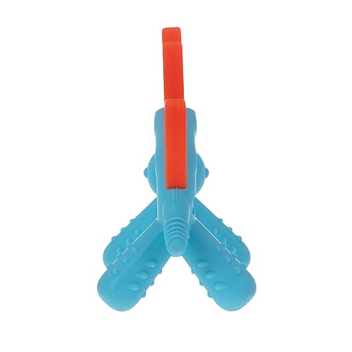 Vista 10 de Nuby Geo Zoos - Mordedor de masaje - Juguete de dentición para bebés, suave y fácil agarre, más de 3 meses, dinosaurio