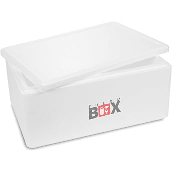 Styrofoam Boxes in Various Sizes Thermal Cooler Box Professional Quality L-XXL Size 2-88 Litres White and Black