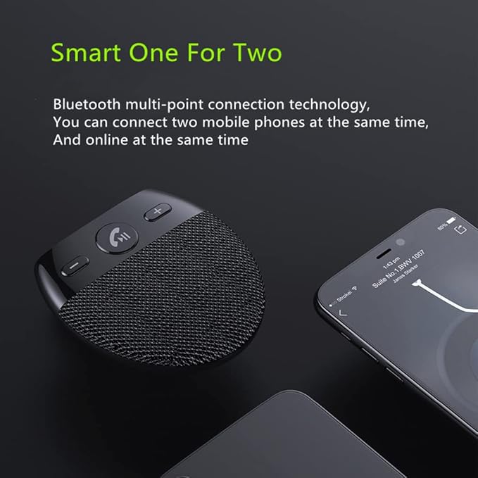 Manos Libres Bluetooth para Coche Parlante Inalámbrico miniatura 5