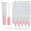 COSIDEA 50 pack Empty Black 15ml Squeeze lip gloss tubes with wand 0.5oz soft lipgloss container chapstick containers empty tube