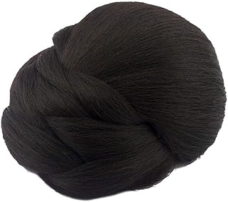 [RemeeHi] シニヨン お団子ウィッグ つけ毛 和装 髪飾り 部分ウィッグ 着物ウィッグ 結婚式 成人式 ポイントウィッグ まとめ髪 盛り髪 かつら 浴衣 着物 夏祭り 花火