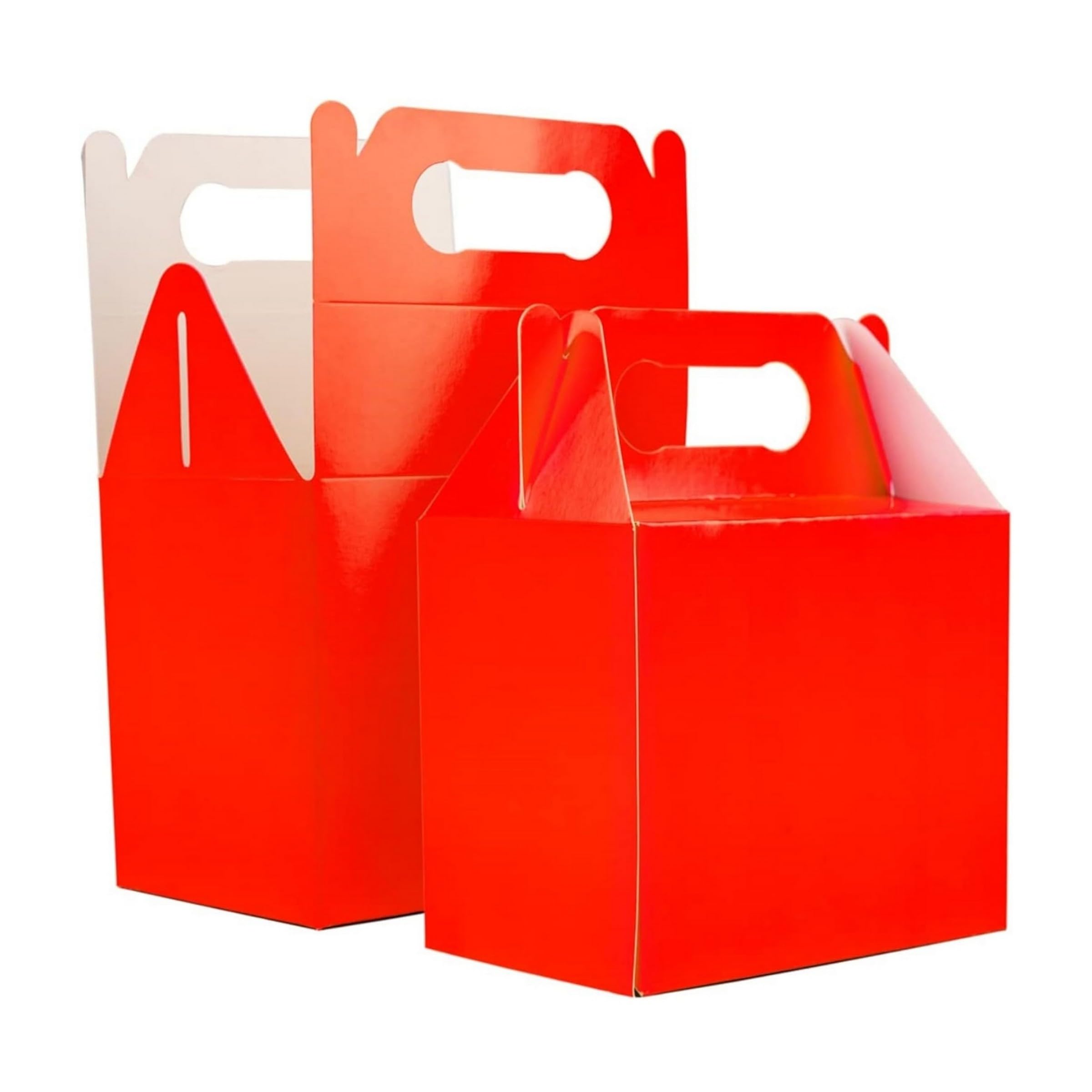 Shatchi 30Pcs Red Colour Cardboard Lunch Takeaway Birthday Wedding Carry Meal Food Cake Party Box Childrens Loot Bags from B&Q