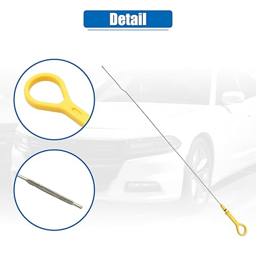Miniatura 5 de uxcell Varilla de medición de aceite de motor de nivel de líquido de aceite de motor para Mazda Miata Base LS SE 1.8L L4 Gas 2000-2002 No.LFE210450D