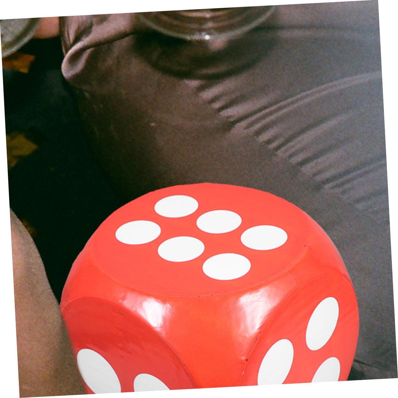 Dados de Espuma de Gran Tamaño Rojos para Enseñanza y Juegos de Fiesta Material Seguro y Uso Versátil para Adultos y Niños