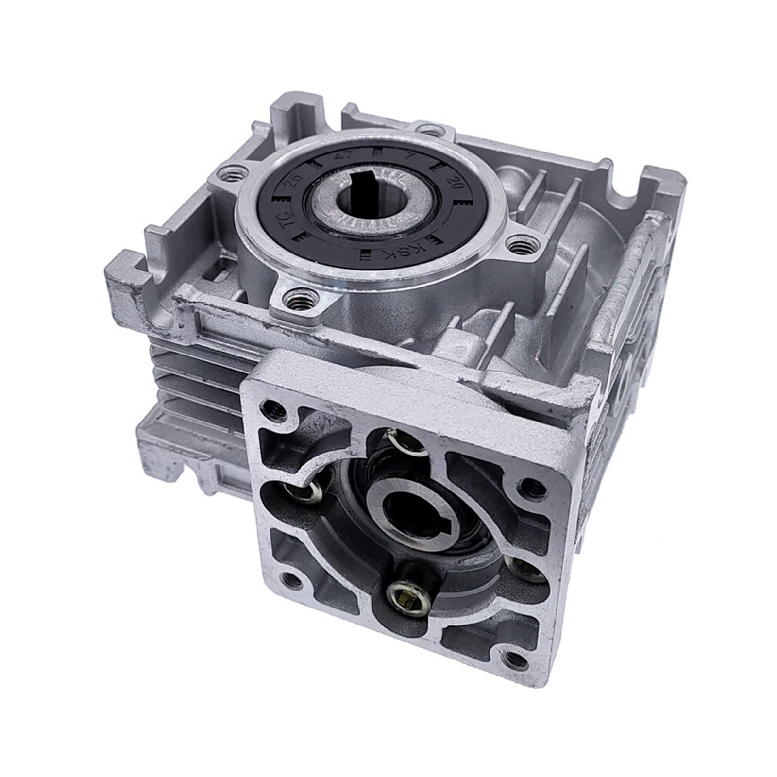 Riduttore di velocità a Vite Senza fine Motore a Corrente Continua 14mm Uscita 5: 1-80: 1 RV030 Riduttore di velocità a Vite Senza fine for 23 Motori Motori a Corrente Continua (Size : 10 to 1)