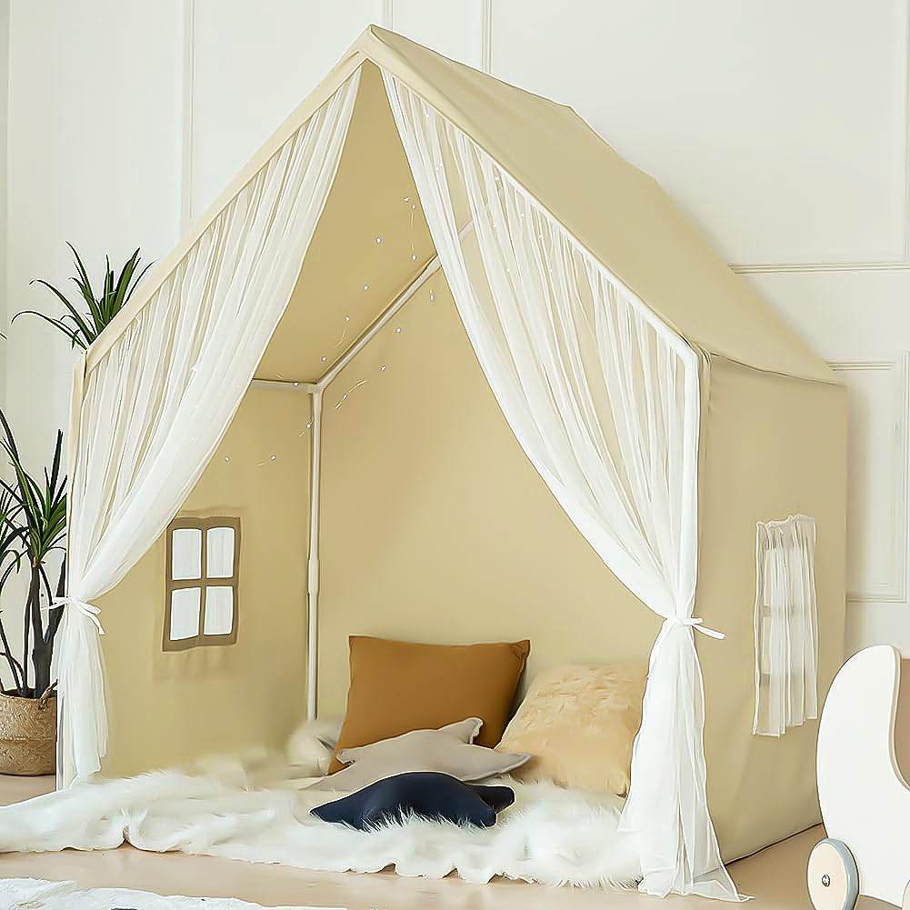 Razee Kids Play Tent, Large Playhouse, Castle Tent for Girls Boys, Play Cottage