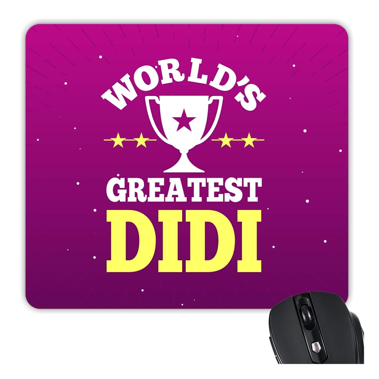 Yaya Cafe Birthday Bhaidooj Gift for Sister, Worlds Greatest Didi Printed Mouse Pad