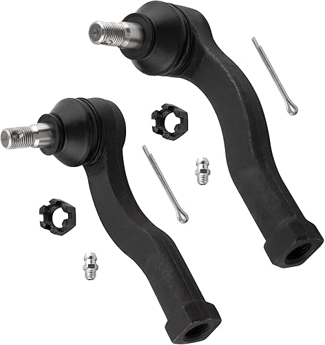 WEDOAUTO 2Pcs Front Outer Tie Rods End Links LH Driver & RH Passenger Fit For Subaru Impreza 1993-1995 FWD, For Subaru Legacy 1990-1992, For Subaru