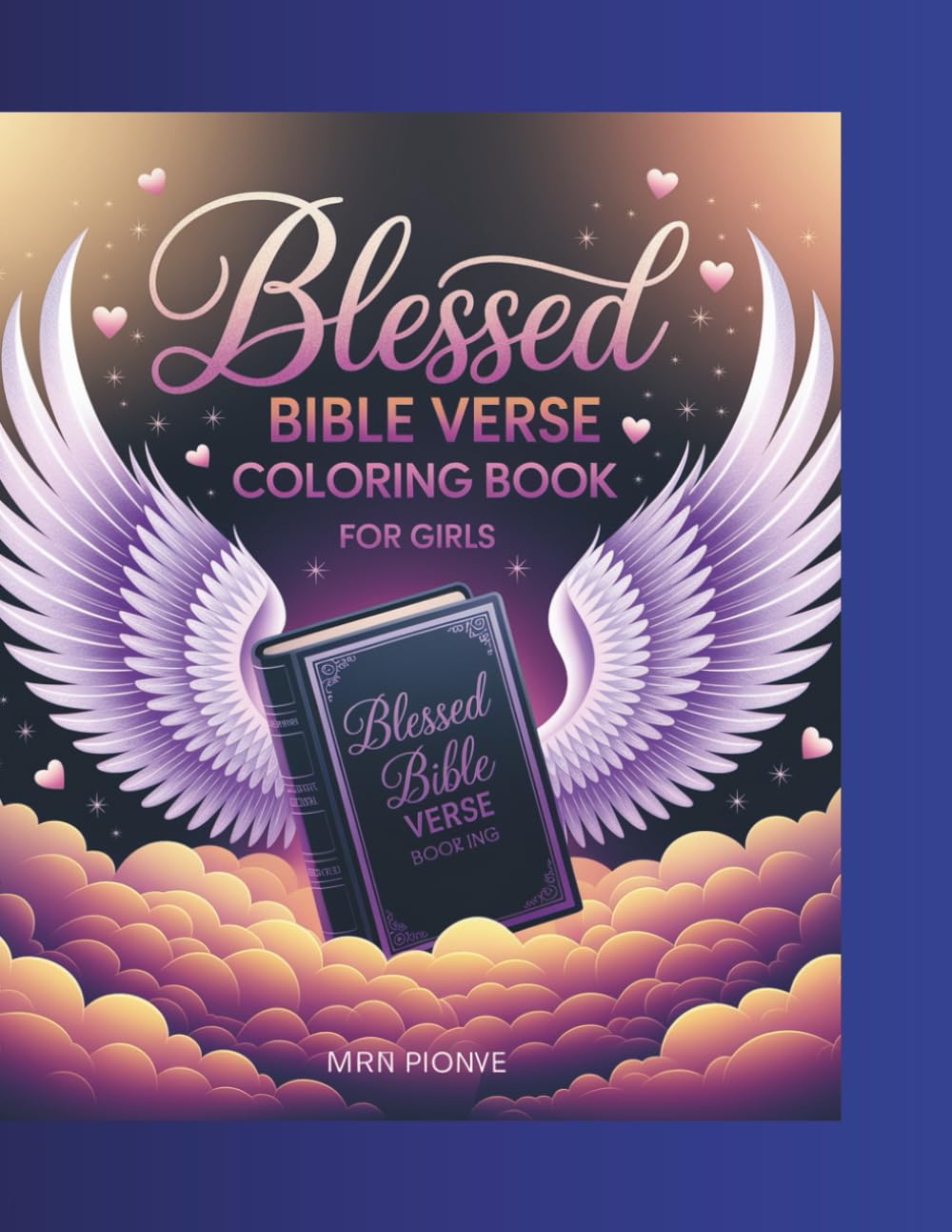 Blessed Bible Verse Coloring Book: Inspirational Scripture Coloring Pages for Relaxation, Prayer, and Christian Encouragement