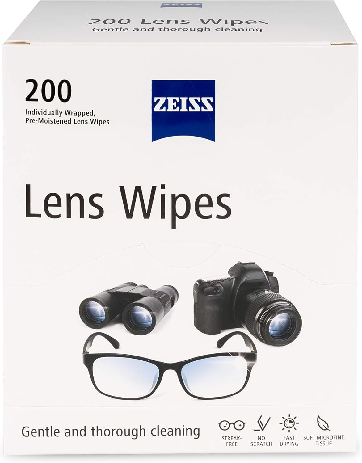 ZEISS Lens Wipes - Pack of 200