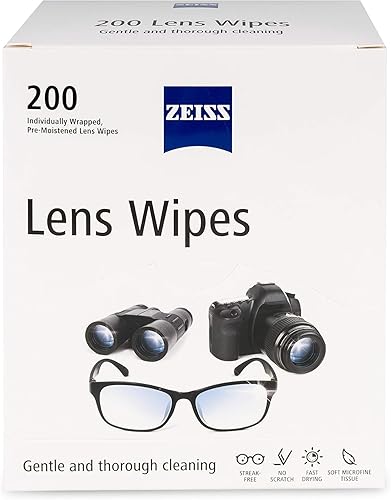 Vista 17 de Zeiss - Toallitas de limpieza prehumedecidas para lentes, 6 x 5 pulgadas (400 unidades)