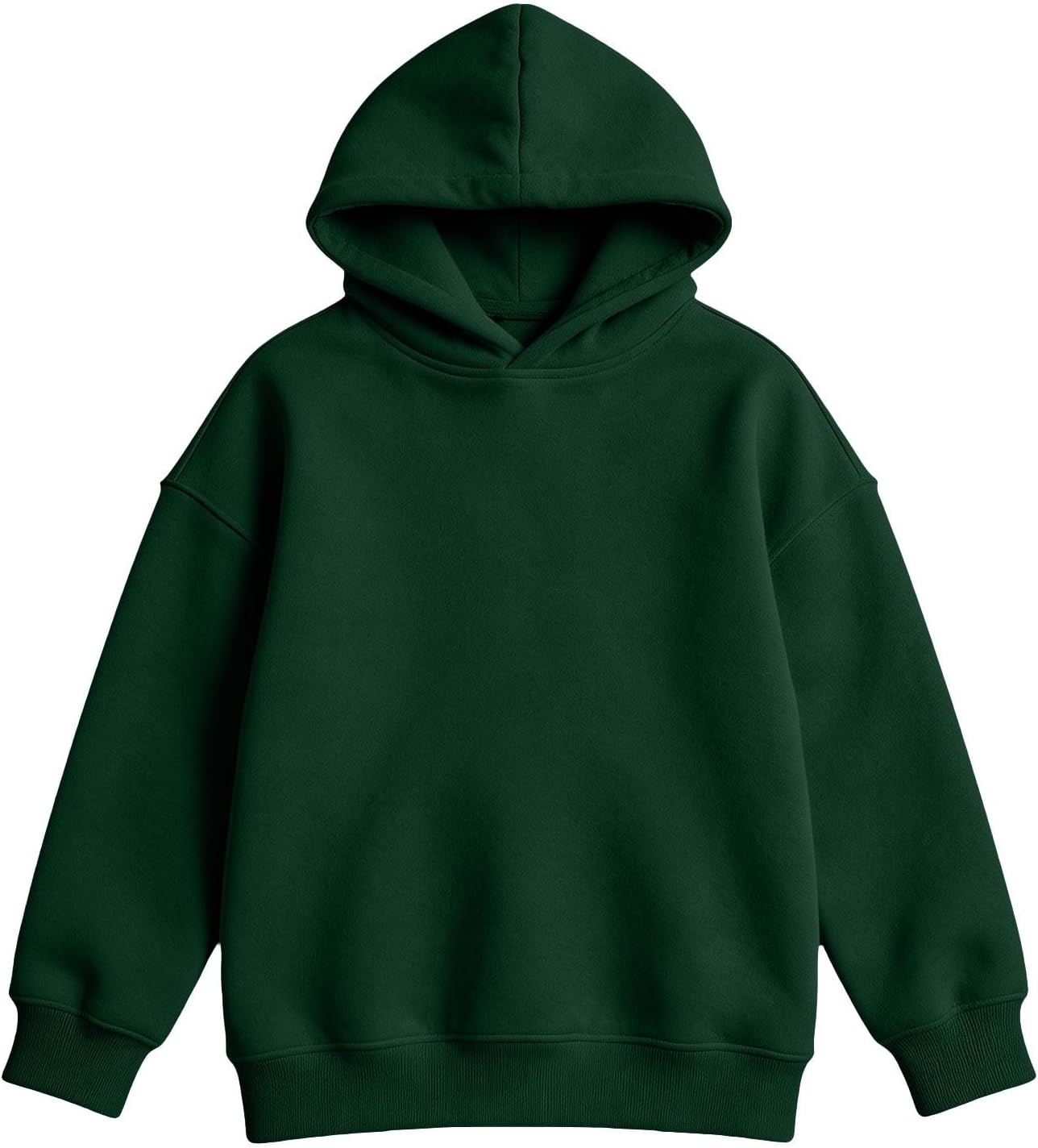 Girls Oversized Hoodie Fall Long Sleeve Soft Solid Preppy Hooded Sweatshirt | Casual Loose Solid Outdoor Athletic Pullover Tops Trendy Comfy Basic Sports Clothes