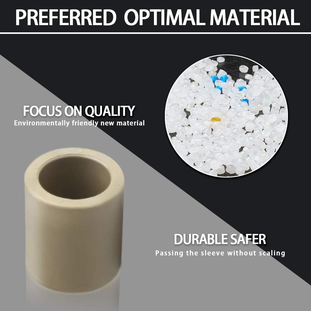 YOFASEN Water Pipe Fittings Connectors - 32mm Inner Diameter Straight PPR Pipe Connectors Fittings,6 Pcs, 32mm, 6 Pack - Image 4