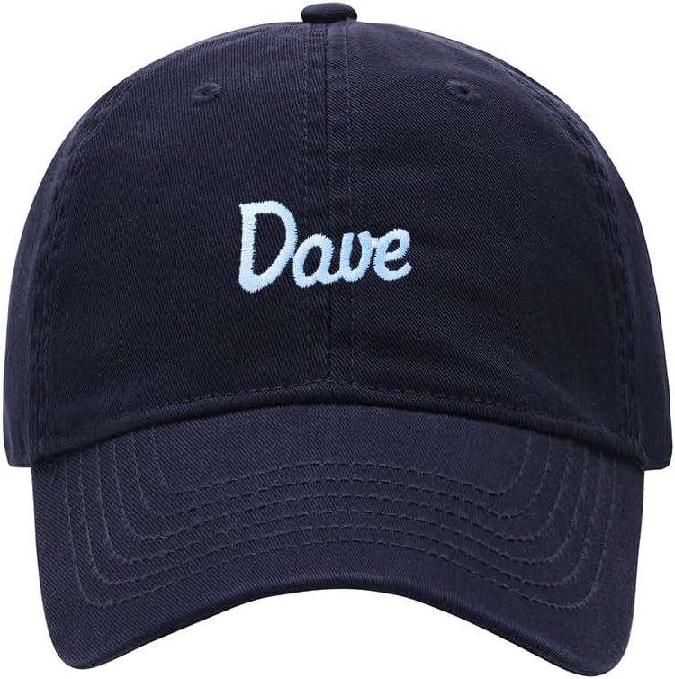 Baseball Cap Men Name Dave Gift Embroidered Washed Cotton Dad Hat Baseball Caps