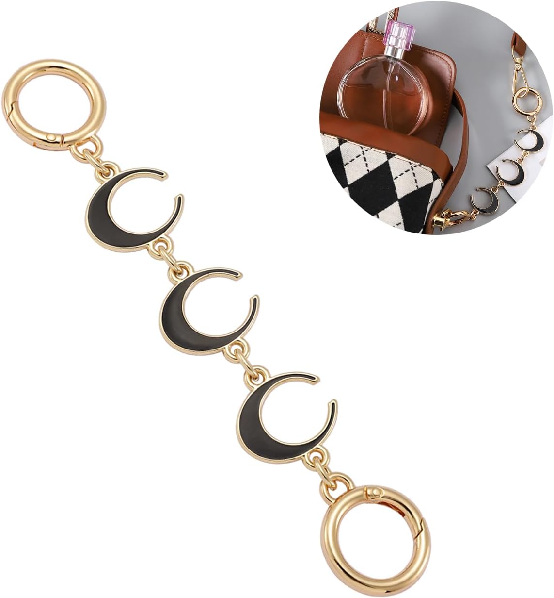 Anbys 1Pcs Bag Extender Chain Purse Strap Extenders for