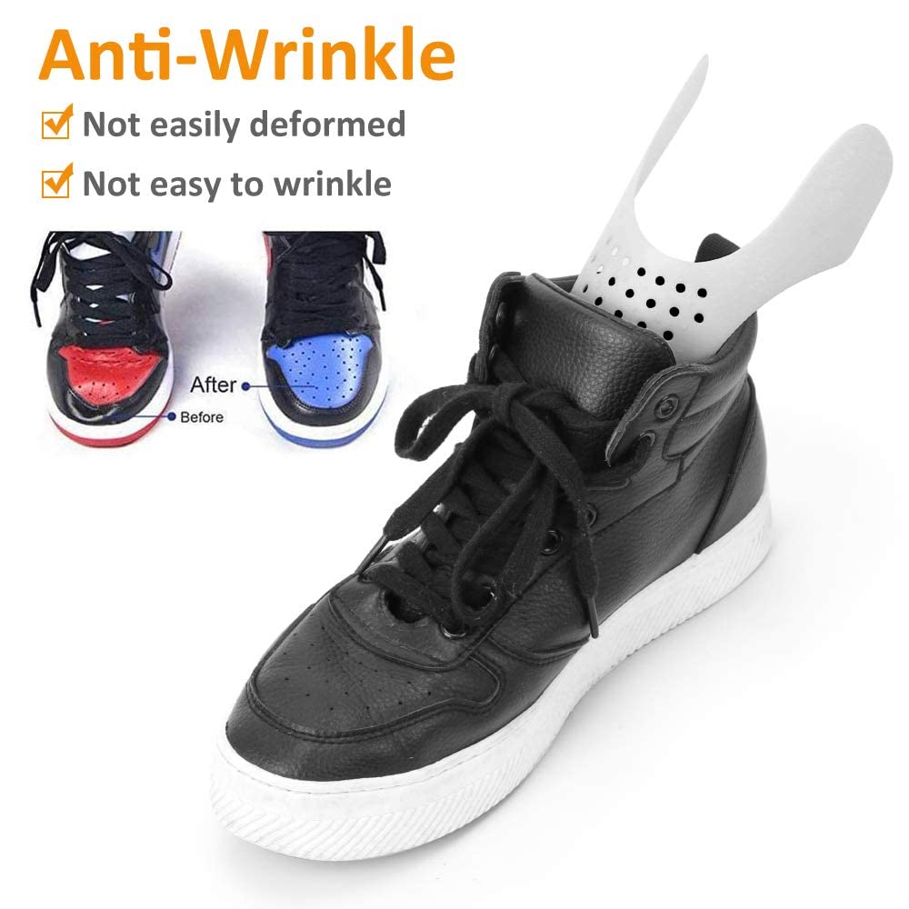 2 pares de protectores antiarrugas para zapatos, antiarrugas, para evitar que se arruguen los zapatos