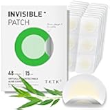 Pimple Patches, 15 mm Invisible Acne Patches for Face with Salicylic Acid, 0.01cm Extra Thin Outer Edge, Hydrocolloid Zit Patch for Pustule, Whitehead, Cystic Acne Spot, 48 Count