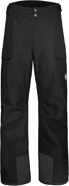 Mammut Fall Line HS Thermo Pants Men – Męskie Izolowane Spodnie Freeride | Wodoodporne i Termiczne | Czarne, Rozmiar 54