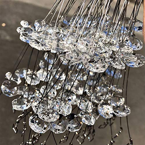 Fushing 100Pcs 1 Hole Clear Octagon Beads For Chandelier, Curtain, Suncatchers, Crystal Garland, Necklaces, Earrings, Jewelry Making And Craft Ideas (Clear, 14Mm) #TOP2