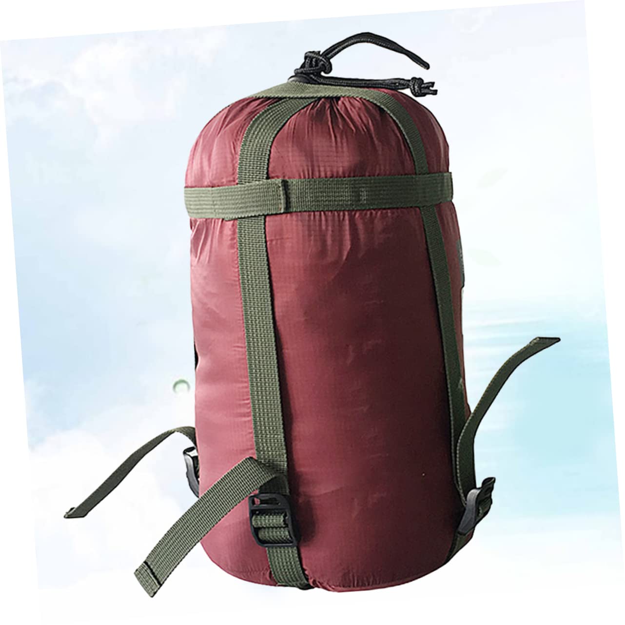 Kisangel Backpacking Sleeping Bag Compression Bag Compact Quilt Storage for Camping Hiking Travel