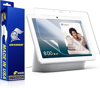 ArmorSuit 2 Pack Screen Protector for Google Nest Hub Max MilitaryShield HD Clear Film - Made in USA
