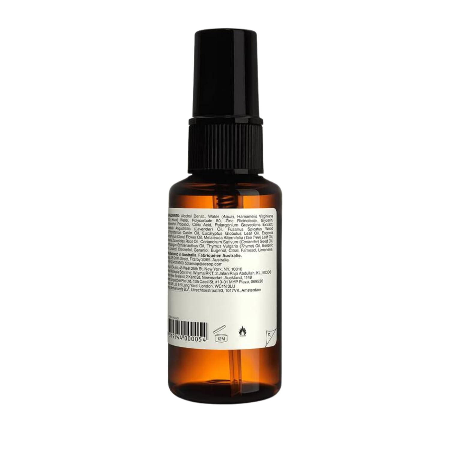 Aesop Aluminum Free Deodorant Spray for Women & Men | Vetiver, Zinc, and Tea Tree to Reduce Odor and Bacteria | Woody & Earthy | Vegan & Cruelty-Free | 1.7 oz